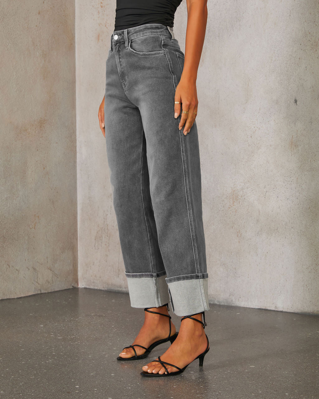 The Canterbury Retro Cuffed Straight Jeans by WentSchmick