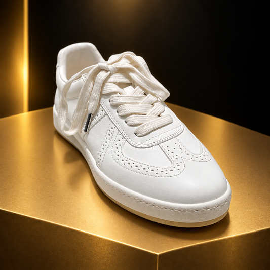 The Caloundra | Leather Platform Sneaker