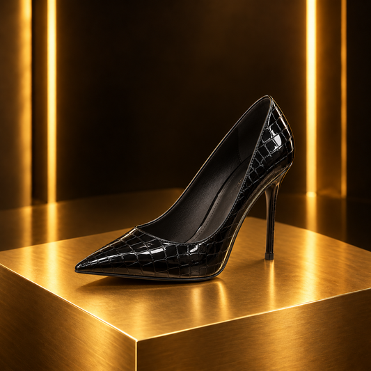 The Collins | Metallic Pointed Stiletto