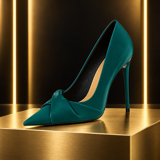 The Double Bay | Bow Pointed Stiletto