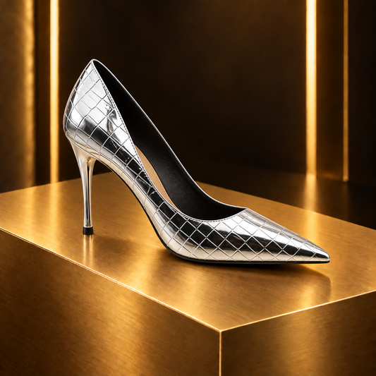 The Collins | Metallic Pointed Stiletto