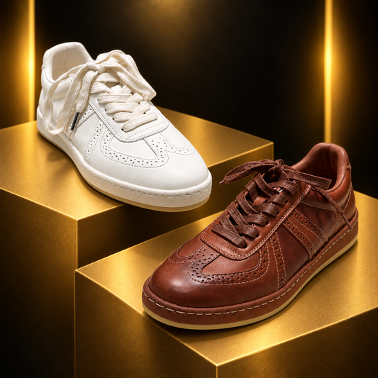 The Caloundra | Leather Platform Sneaker