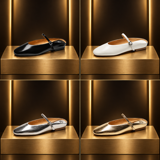 The Watsons Bay | Soft Leather Closed-Toe Mule