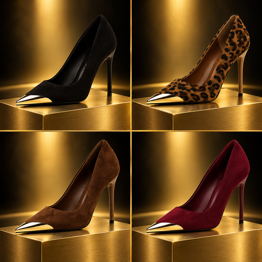 The Byron | Suede Pointed Stiletto