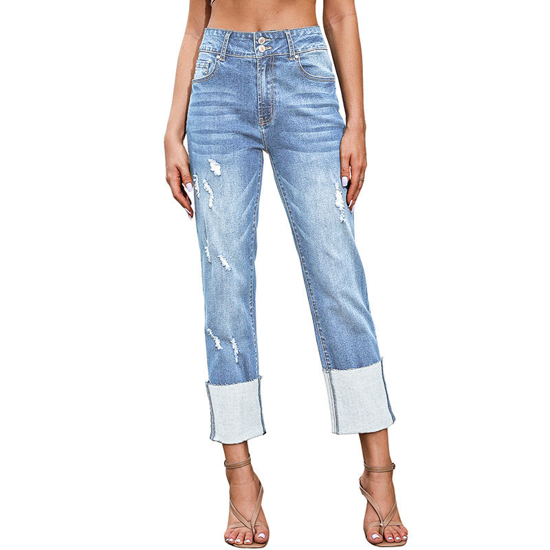 The Stanmore Ripped Cropped Harem Pants by WentSchmick