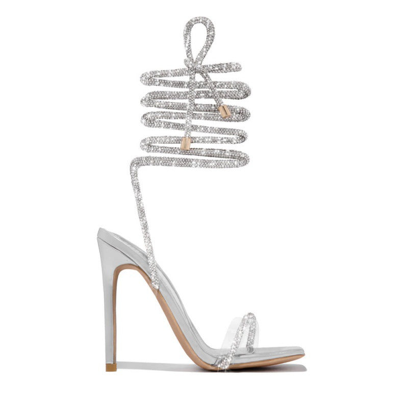 The New Farm Lace-Up Square-Toe Heel by WentSchmick