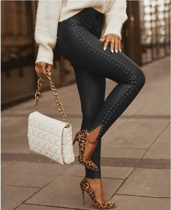 The Marrickville Strap-Waist Skinny Pants by WentSchmick