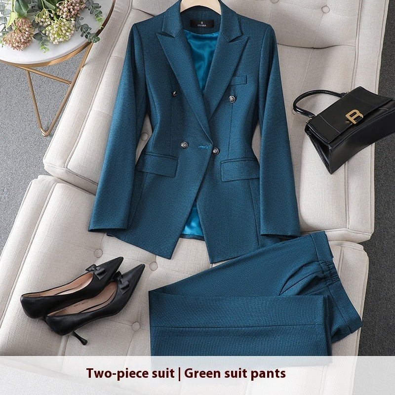 The Circular Quay Cropped Trouser Suit by WentSchmick