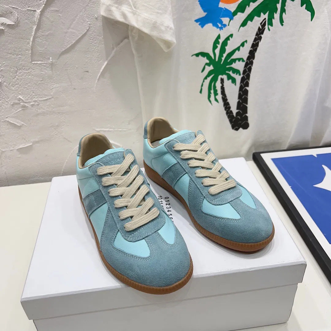 The Curl Curl Soft Leather Lace-Up Sneaker by WentSchmick