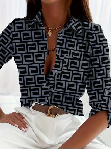 The Coolum Printed Long-Sleeve Shirt by WentSchmick