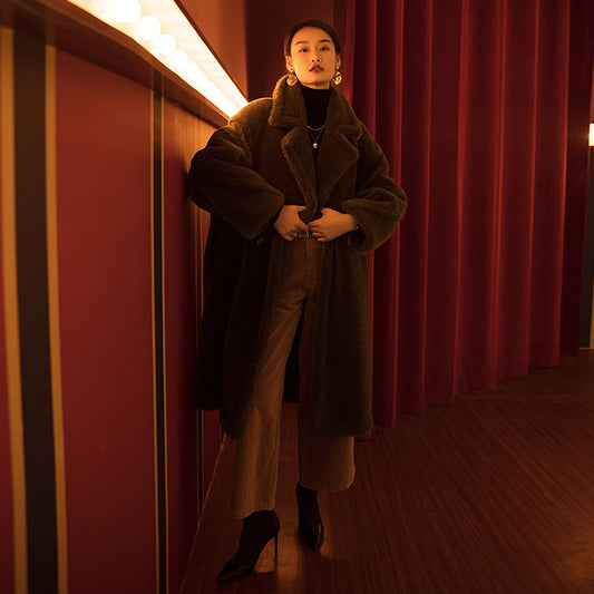The Northwood Relaxed Grey Wool Coat by WentSchmick