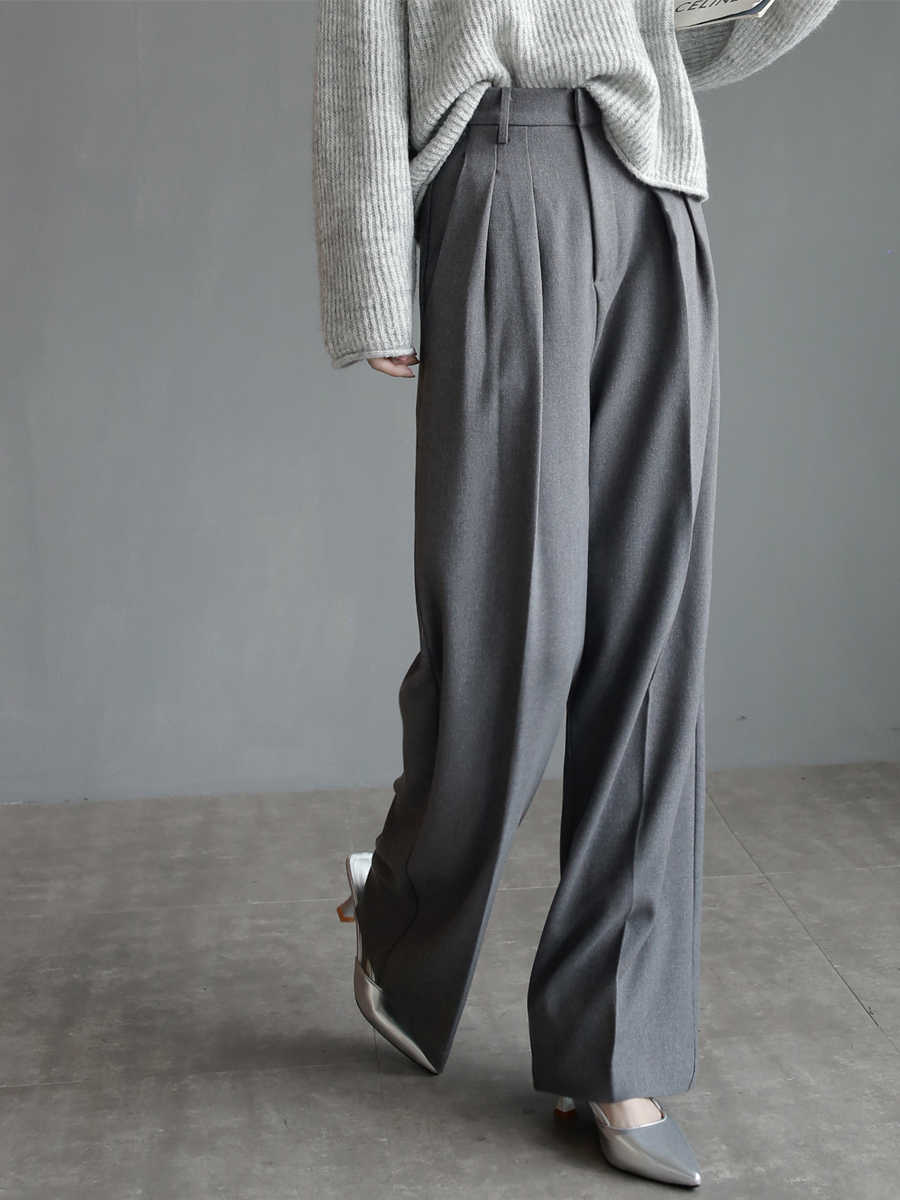 The Southbank Floor-Length Straight Suit Pants by WentSchmick