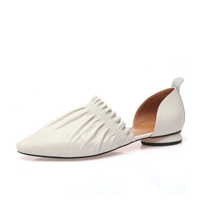 The Robe Cut-Out Leather Toe Cap Sandals by WentSchmick