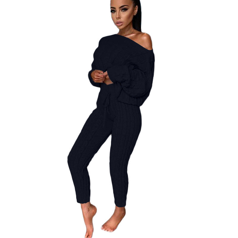 The Healesville Knit Cardigan Tracksuit Set by WentSchmick