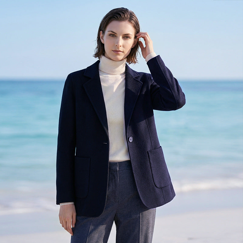 The Darling Point Double-Breasted Wool Coat by WentSchmick