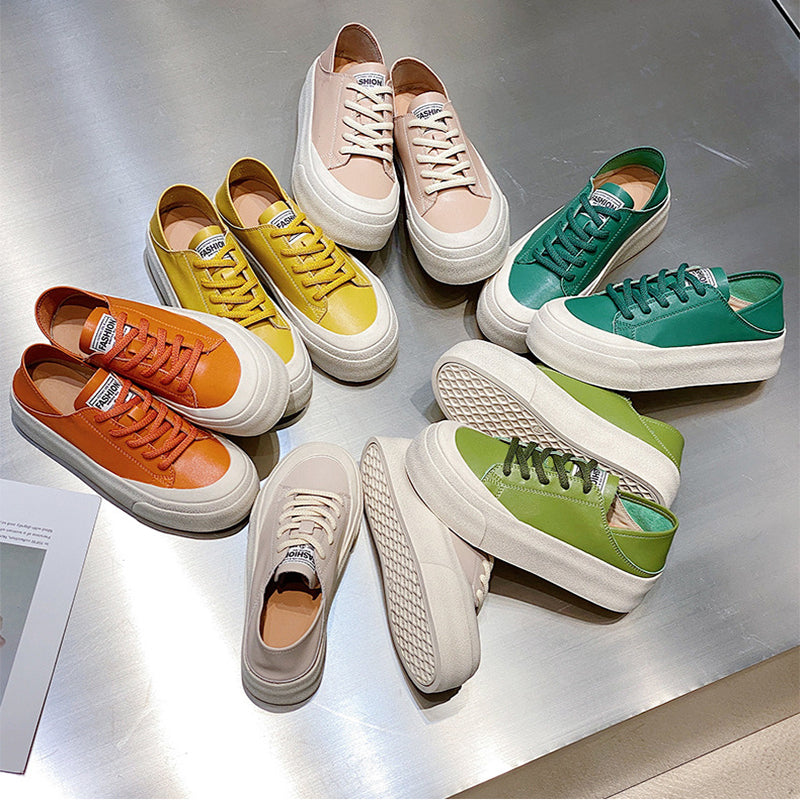 The Yamba Candy Colour Lace-Up Flats by WentSchmick