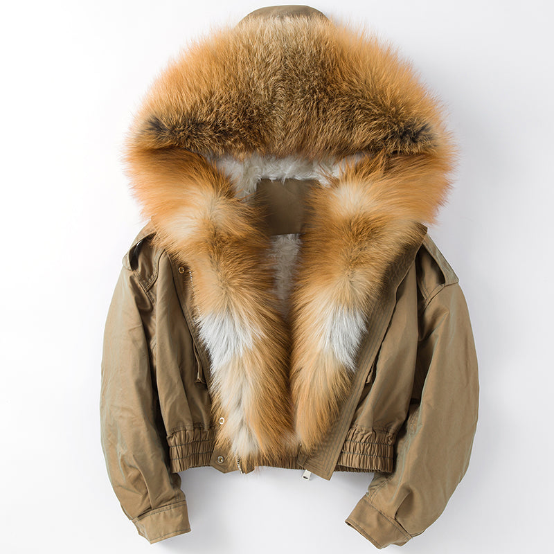 The Petersham Fur-Collar Jacket With Lamb Wool Liner by WentSchmick