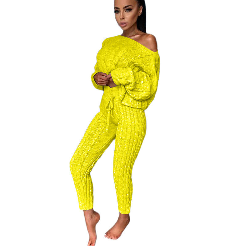 The Healesville Knit Cardigan Tracksuit Set by WentSchmick