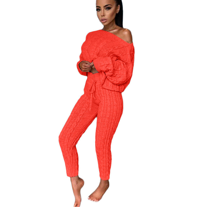 The Healesville Knit Cardigan Tracksuit Set by WentSchmick