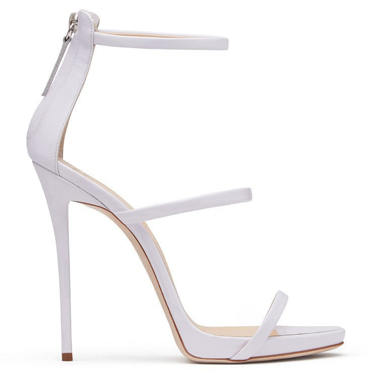 The Mosman Park Patent Ankle-Strap Peep-Toe Heels by WentSchmick