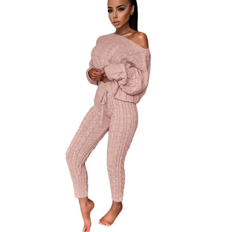 The Healesville Knit Cardigan Tracksuit Set by WentSchmick