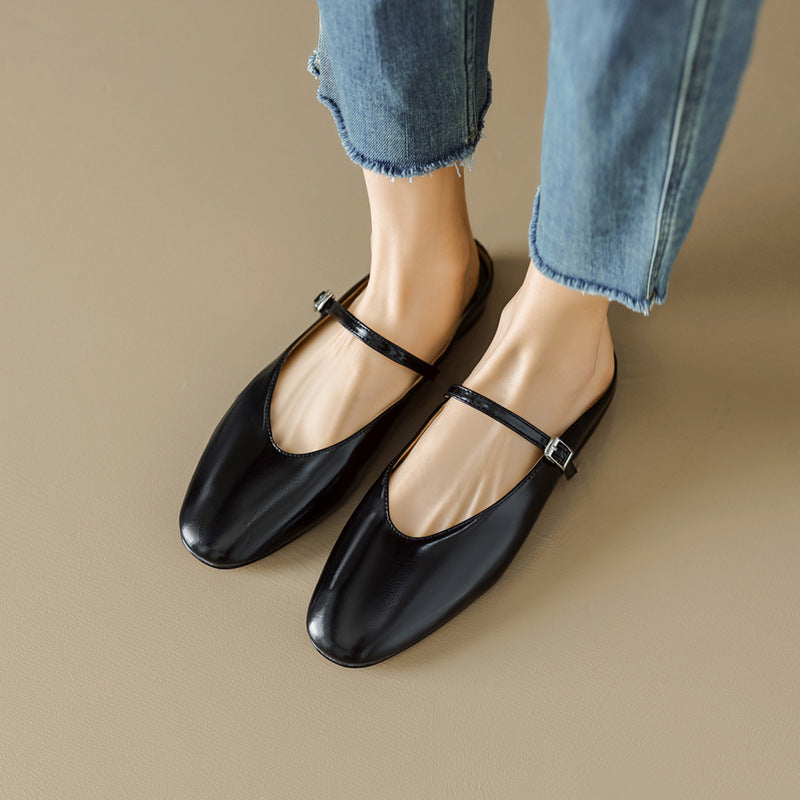 The Watsons Bay Soft Leather Closed-Toe Mule by WentSchmick
