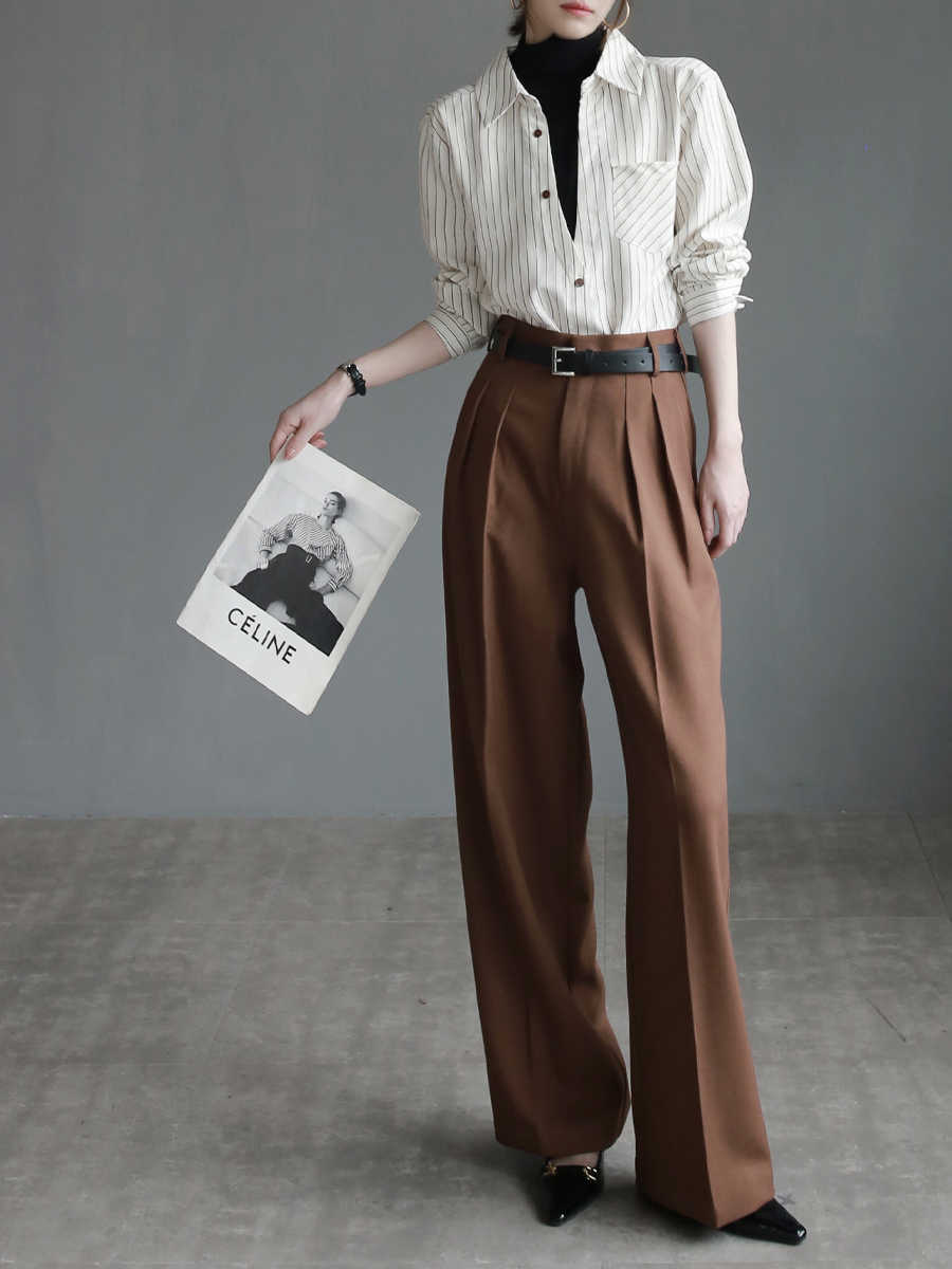 The Southbank Floor-Length Straight Suit Pants by WentSchmick
