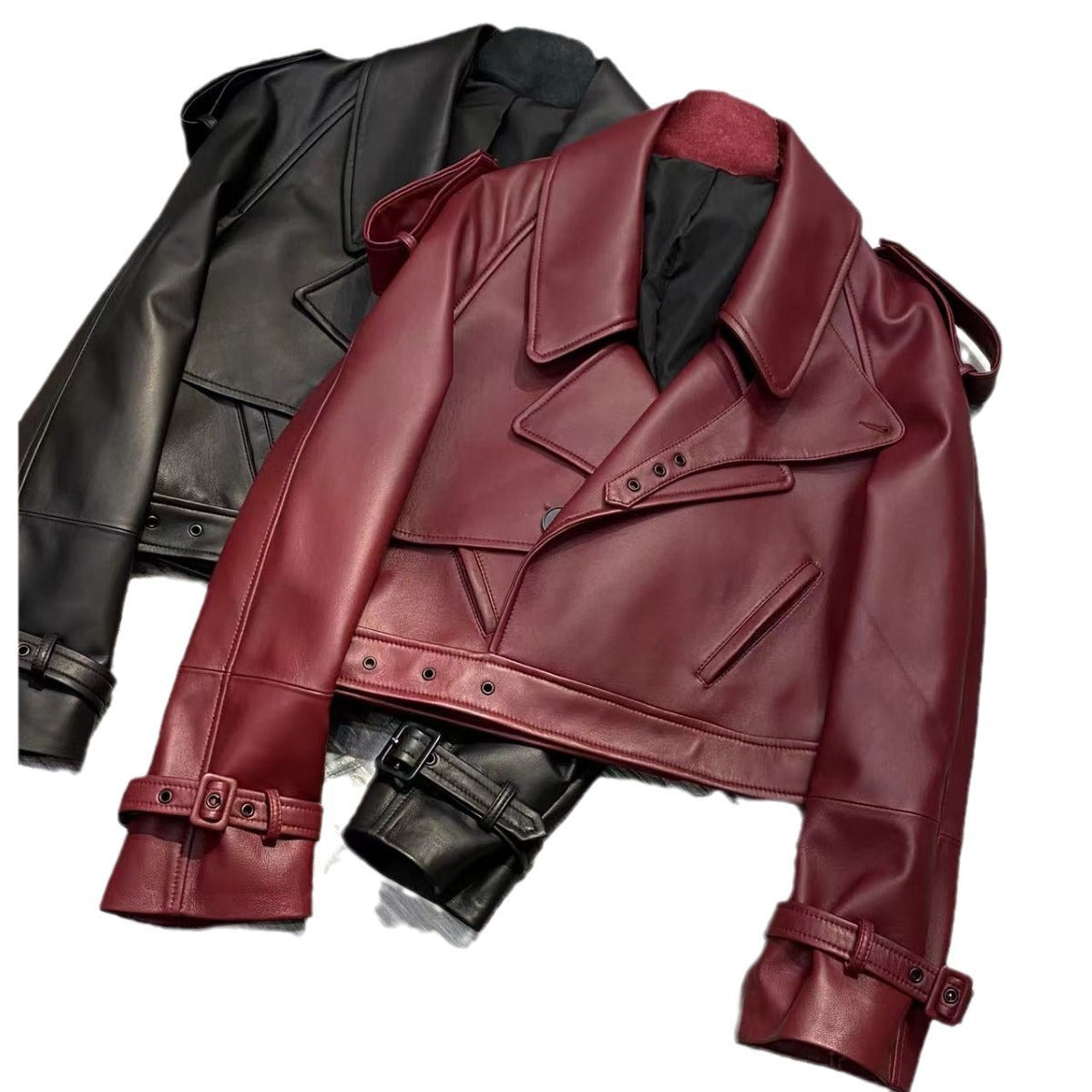 The Kingston Oversized Sheepskin Leather Jacket by WentSchmick