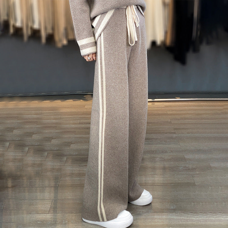 The Bruny Knit Wool Sweater and Pants Set by WentSchmick