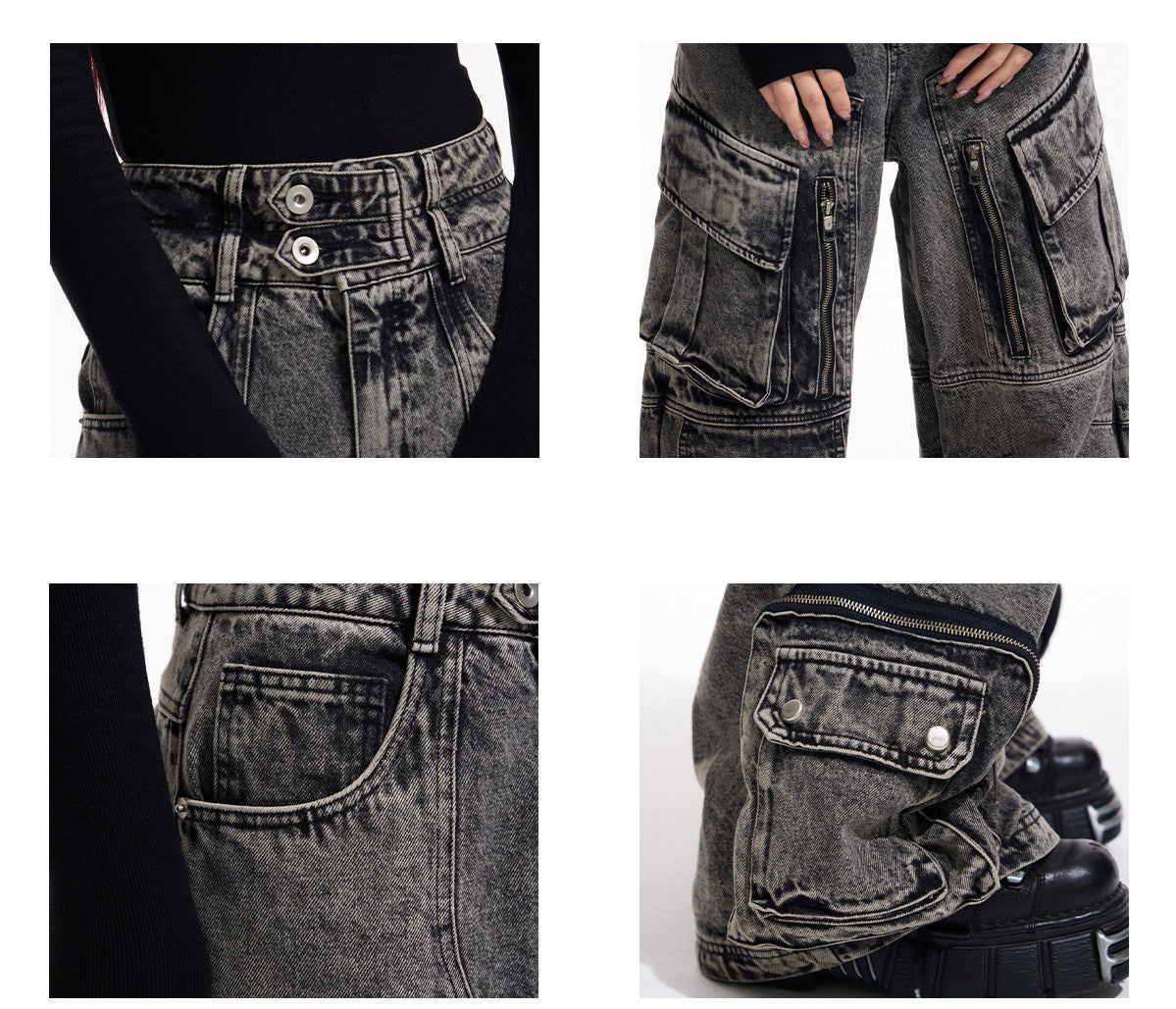 The Brunswick Multi-Pocket Wide-Leg Jeans by WentSchmick