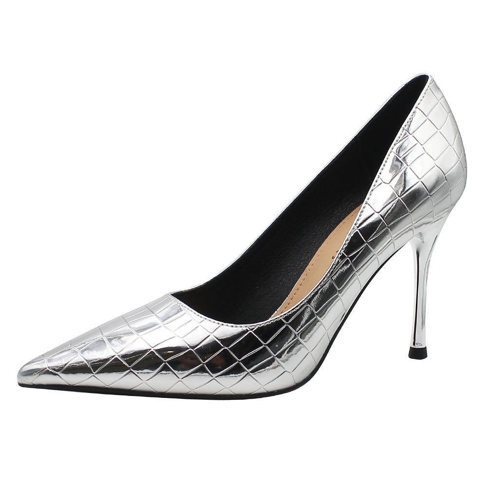 The Collins Metallic Pointed Stiletto by WentSchmick