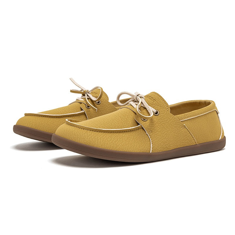 The Mentone Lace-Up Leather Patchwork Loafer by WentSchmick