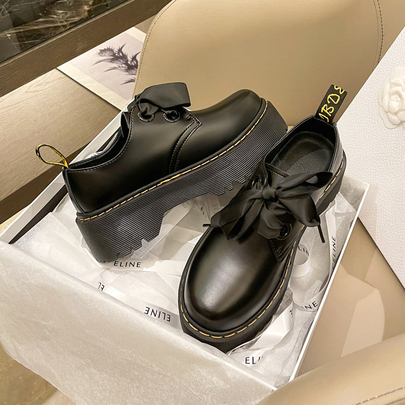 The Woolloomooloo Platform Ribbon Lace-Up Shoe by WentSchmick