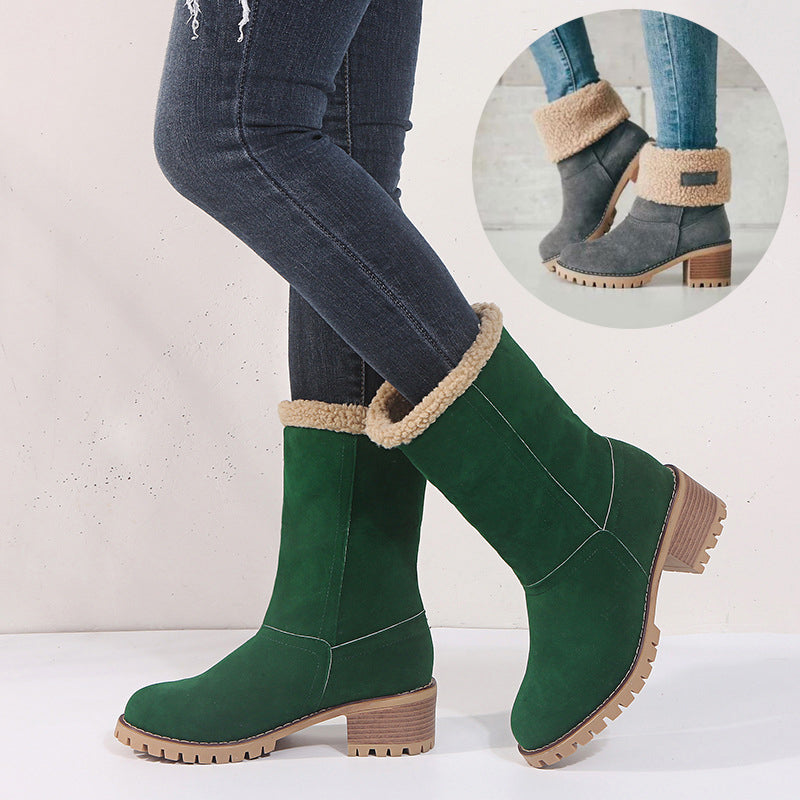 The Thredbo Fold-Down Suede Boot by WentSchmick