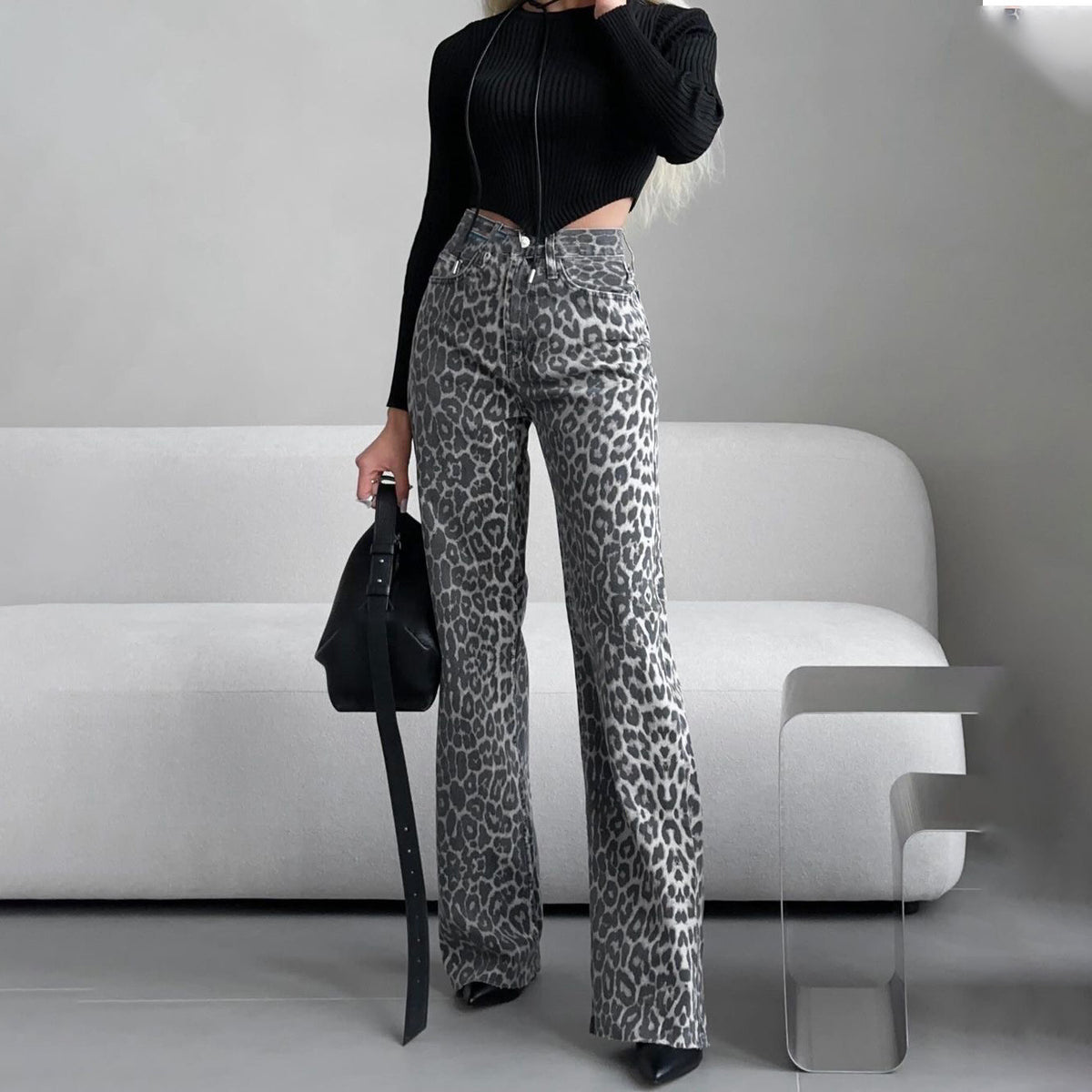 The Albert Park Leopard Slim Jeans by WentSchmick