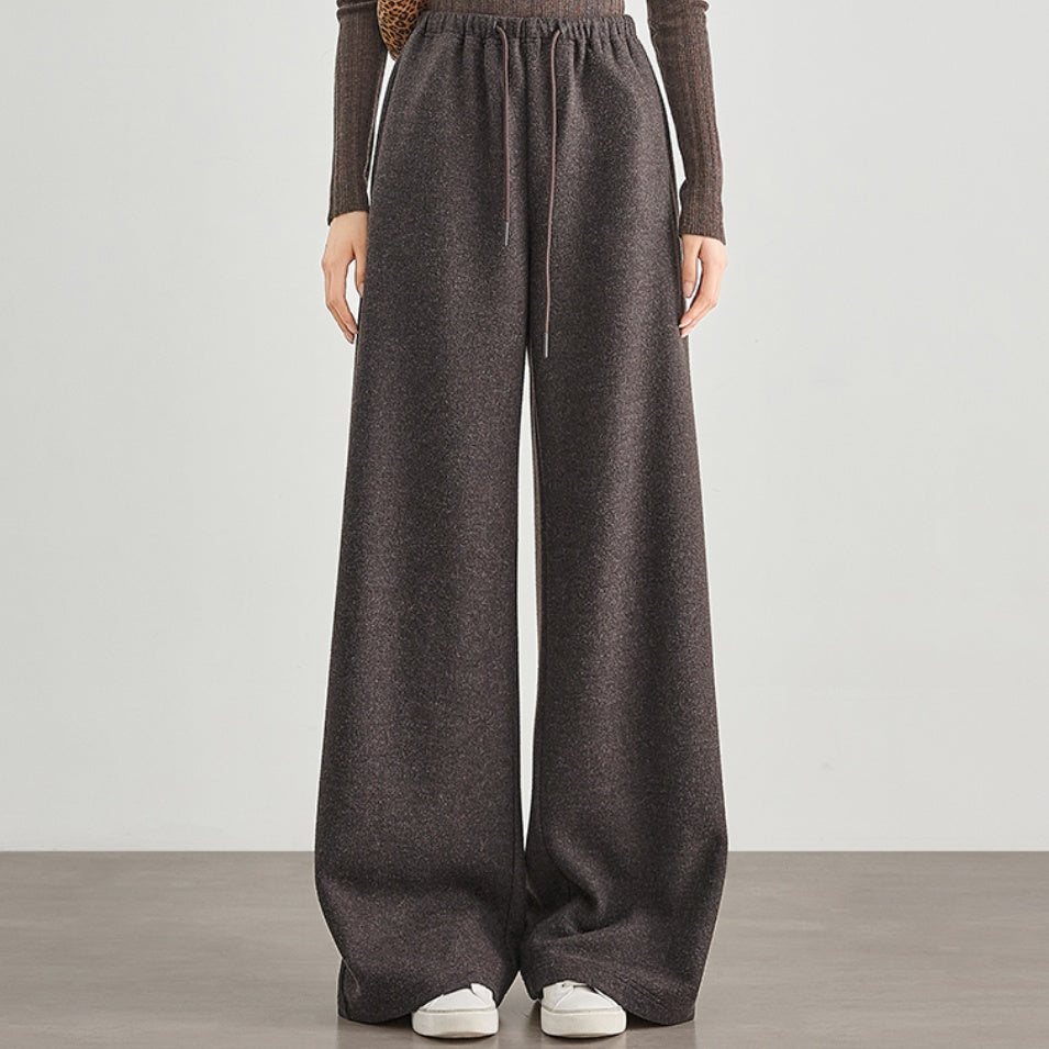 The Strahan Wool-Blend Tweed Straight Pants by WentSchmick