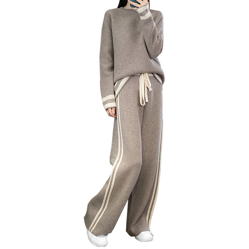 The Bruny Knit Wool Sweater and Pants Set by WentSchmick