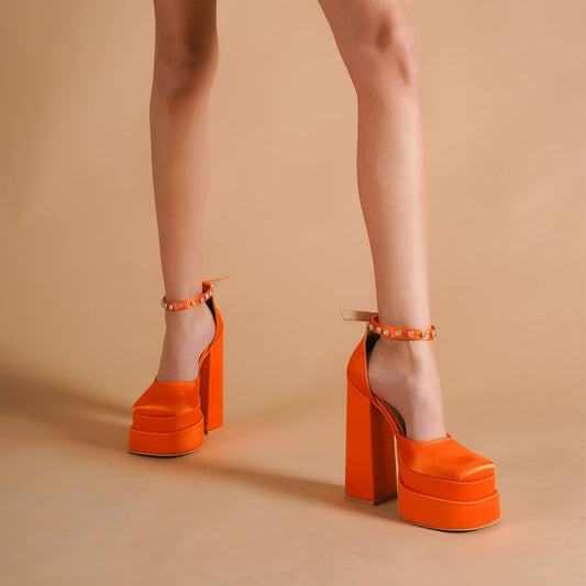 The Broadbeach Rhinestone Platform Heel by WentSchmick