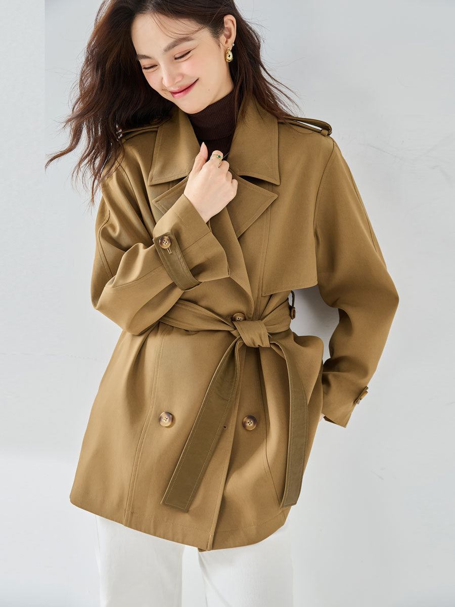 The Manuka Short Trench Coat by WentSchmick