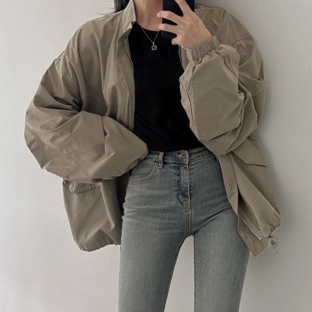 The Freshwater Oversized Baseball Jacket by WentSchmick