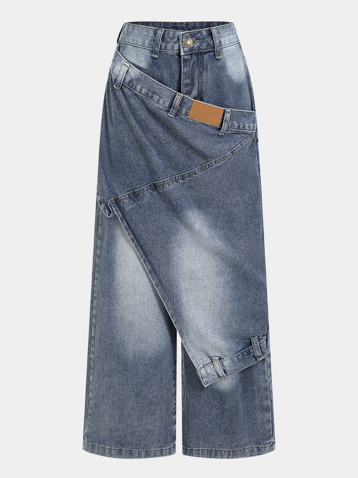 The Leederville Patchwork Layered Jeans by WentSchmick