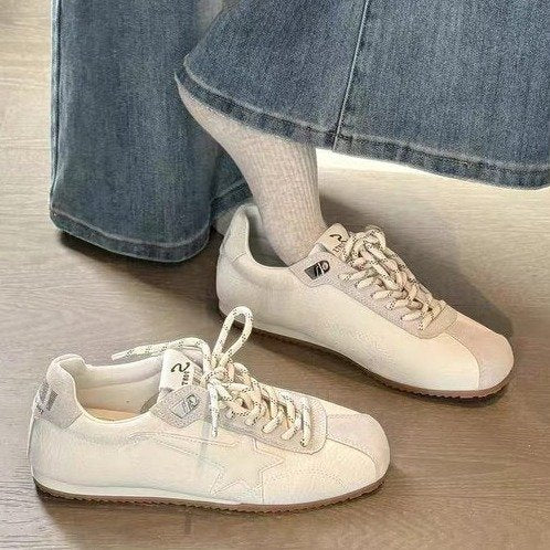The Torquay Star Patch Retro Sneakers by WentSchmick