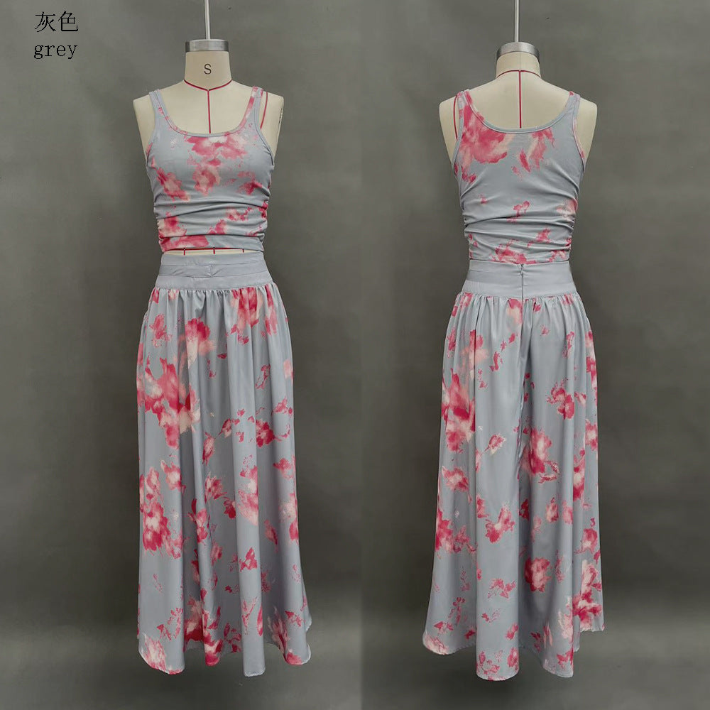 The Airlie Beach Printed Tank Skirt Set by WentSchmick