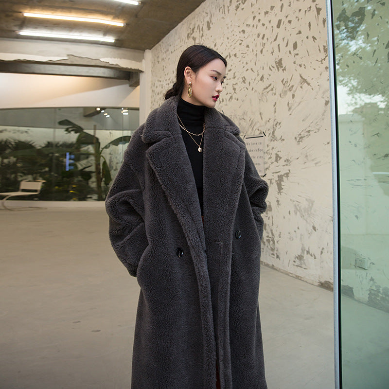 The Northwood Relaxed Grey Wool Coat by WentSchmick
