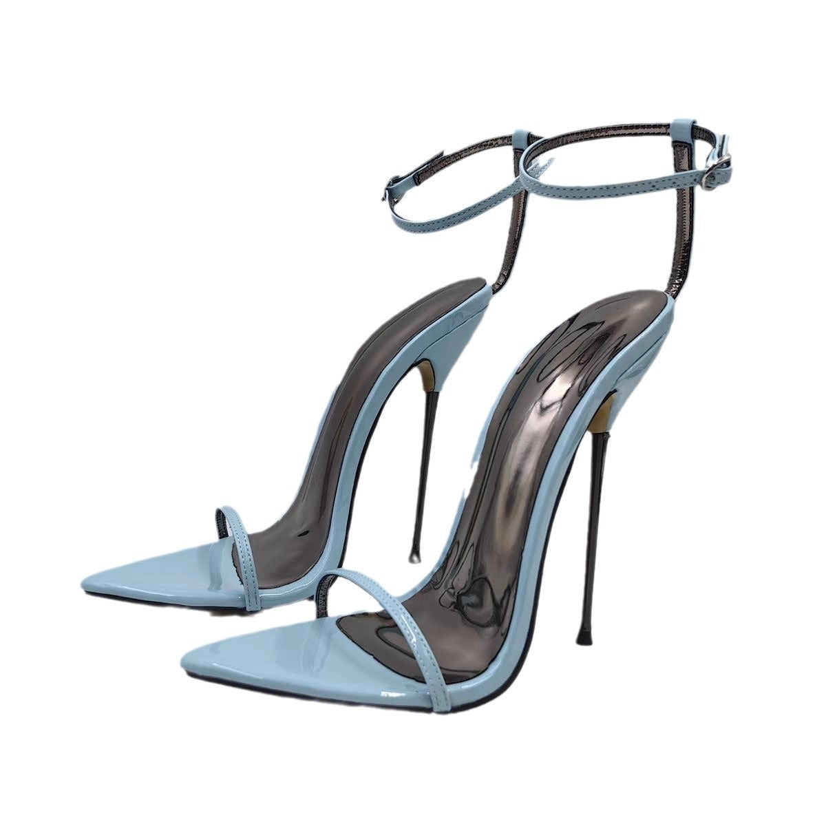 The Burnside Pointed Patent Stilettos by WentSchmick