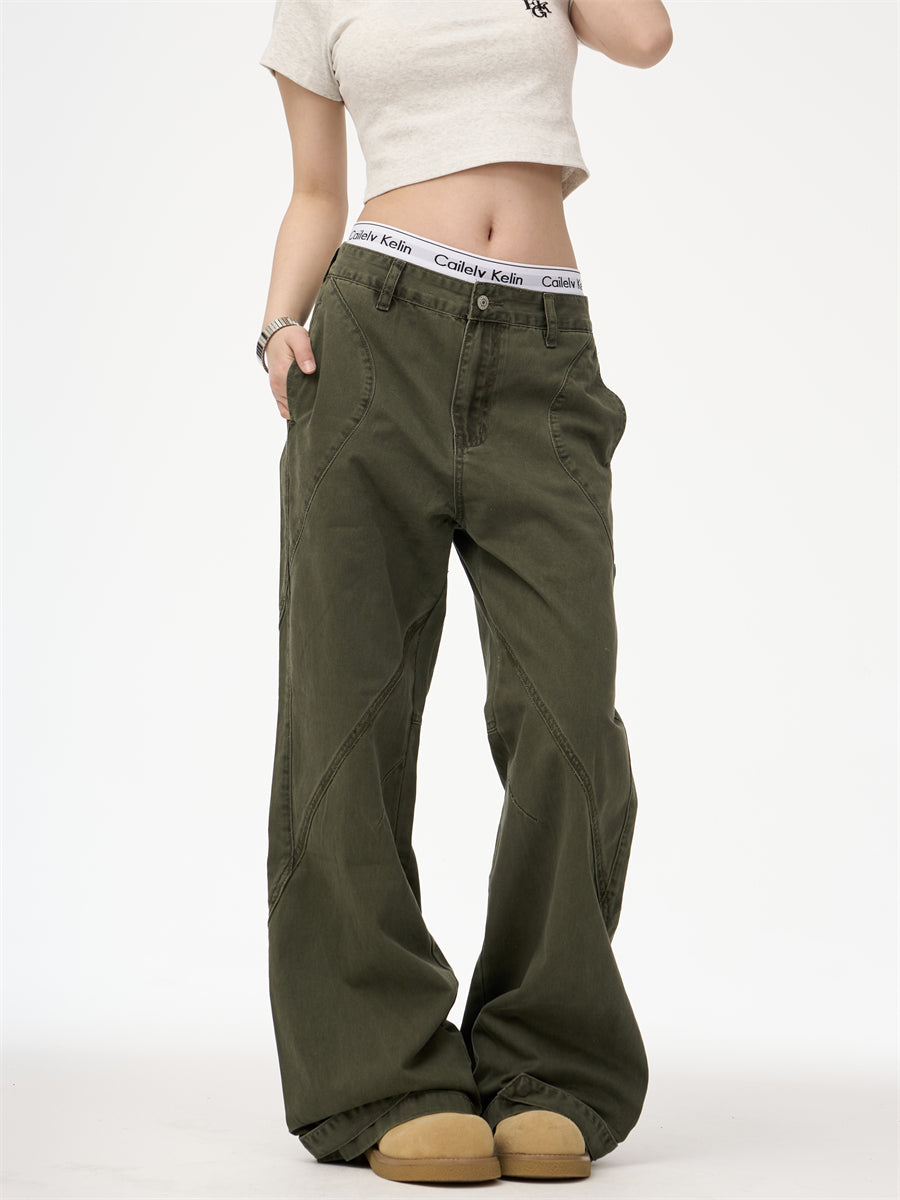 The Parap Washed Straight-Leg Utility Jeans by WentSchmick